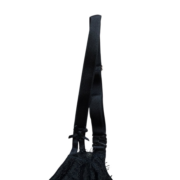 Victoria's Secret Dream Angels Push Up Bra 36DD Black Lace Unlined Underwire - Picture 3 of 6